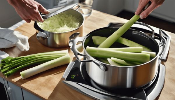 Cuire les poireaux rapidement à la cocotte minute